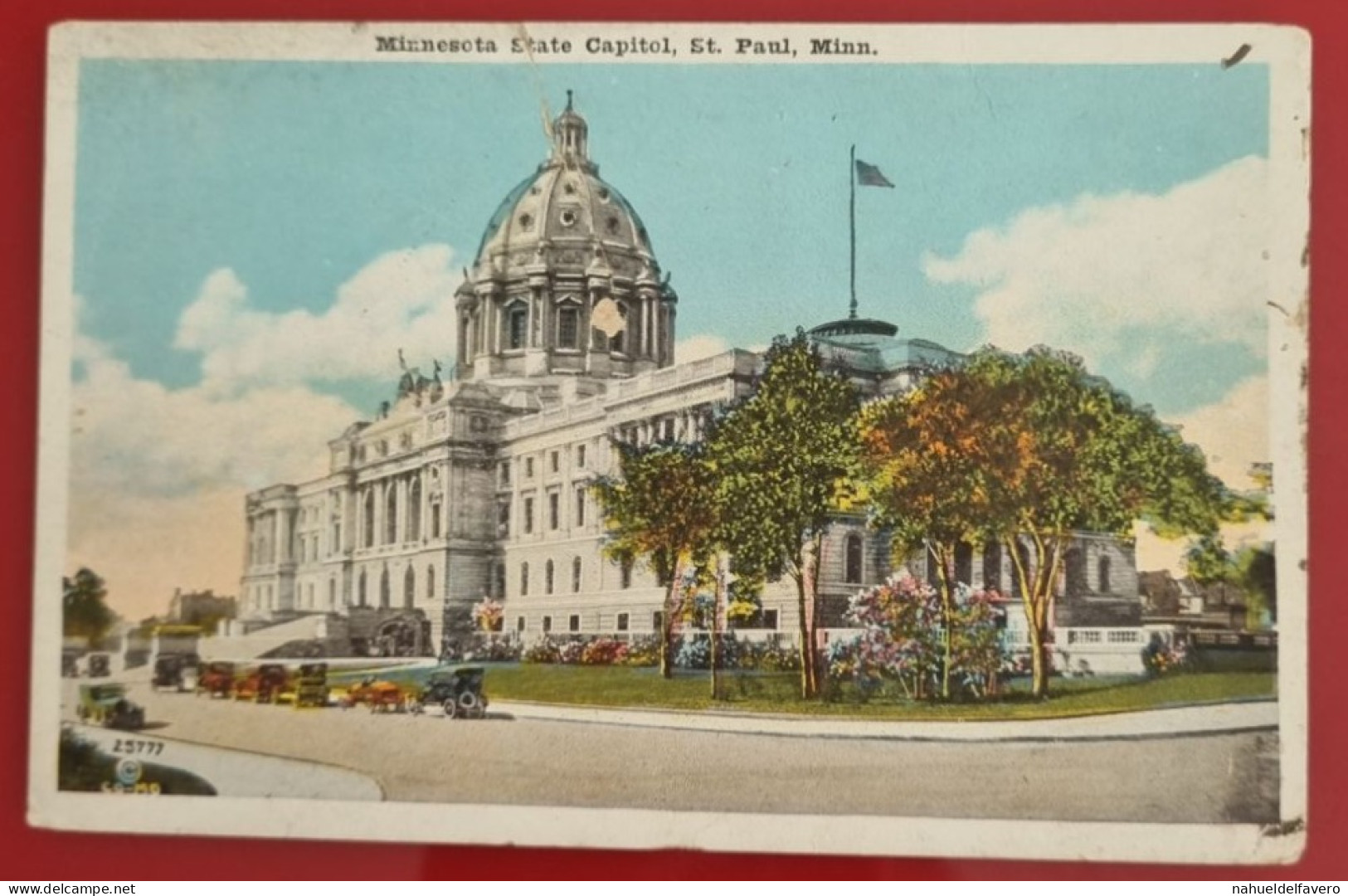 Carte Postale Diffusée 1914 - United States - MINNESOTA STATE CAPITOL, ST PAUL, MINN - St Paul