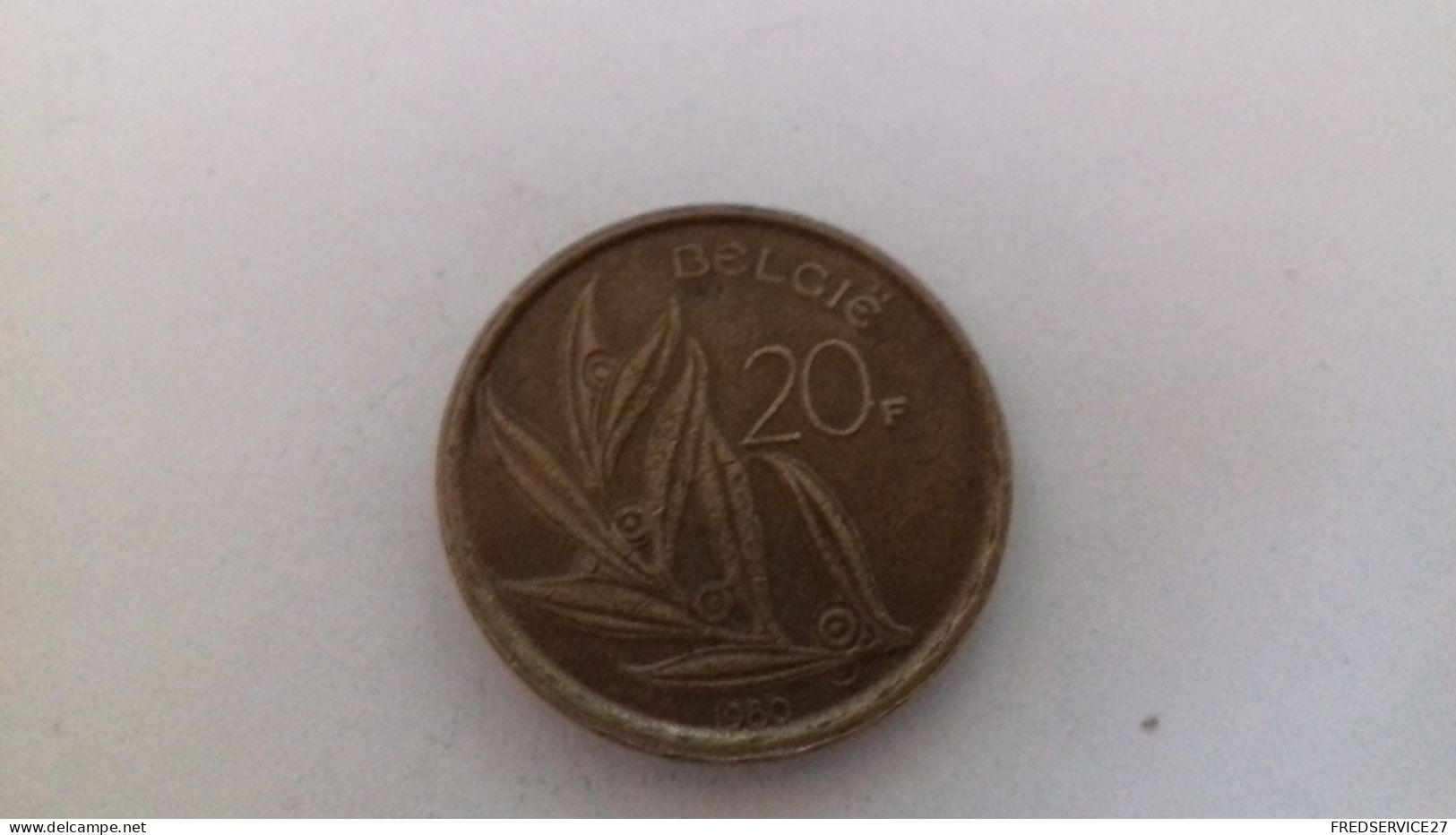 BS8 / 20 FRANCS BELGE 1980 - 20 Francs