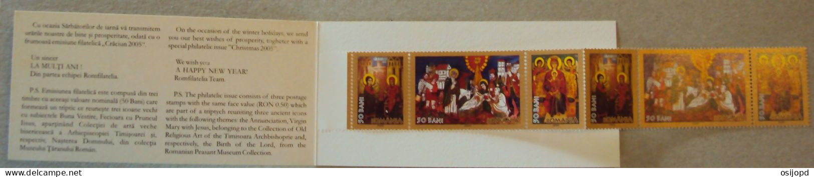 Rumänien, 2005, Weihnachten, MH, 6 Marken, Postfrisch, - Carnets