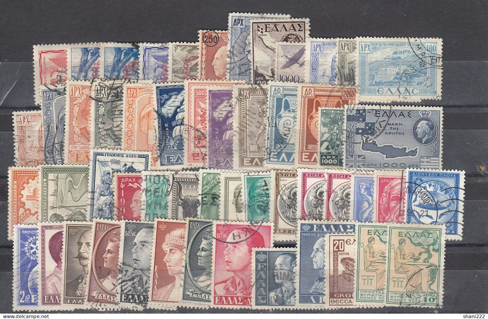Greece 1930-60 Various - Lot - (a-140) - Used Stamps