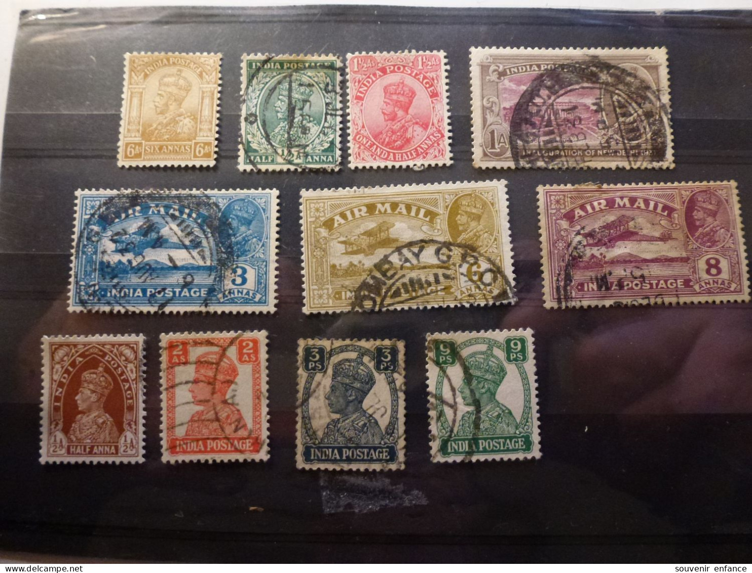 Lot De Timbres Inde George V 1911 1929 1937 1939 - Altri & Non Classificati