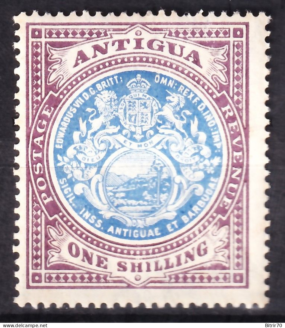 Antigua. 1908-17  Y&T. 35, MH. - 1858-1960 Kolonie Van De Kroon