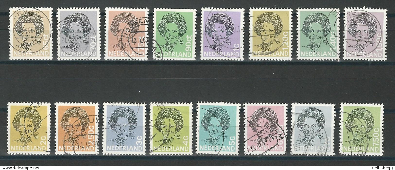 Niederlande NVPH 1237-52 , Mi 1197, 1200-03 ++ O - Usati