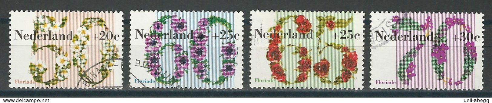 Niederlande NVPH 1262-65 , Mi 1203-06 O - Gebruikt