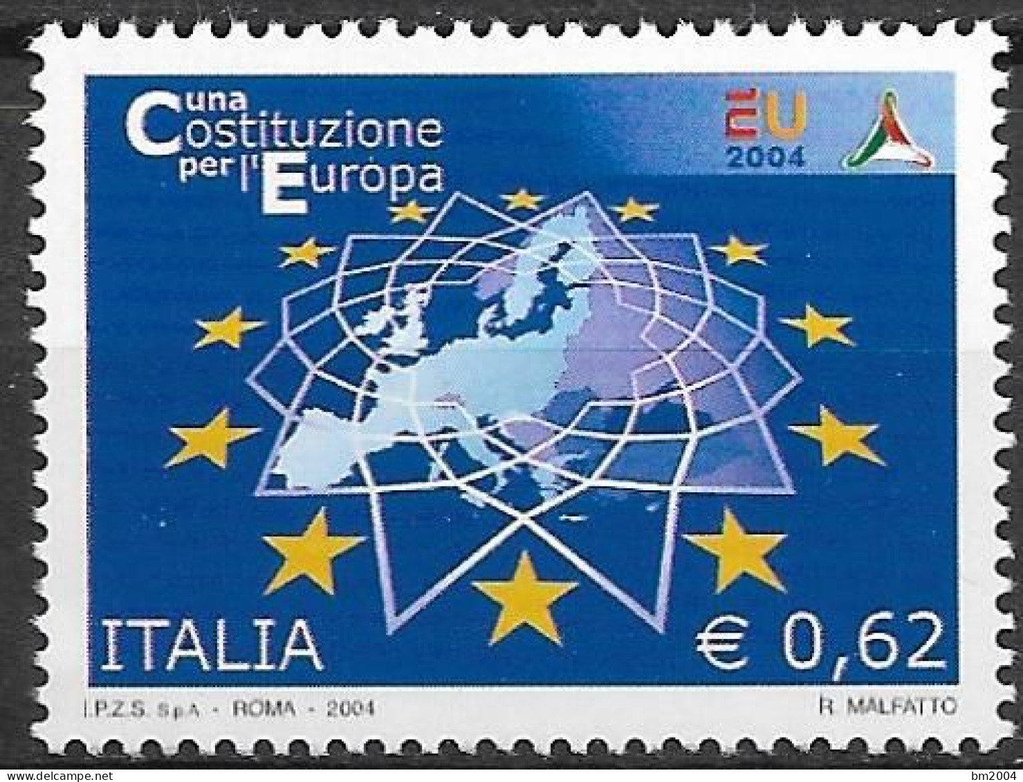 2004 Italien  Mi. 2999**MNH    Europäische Verfassung - 2001-10: Neufs