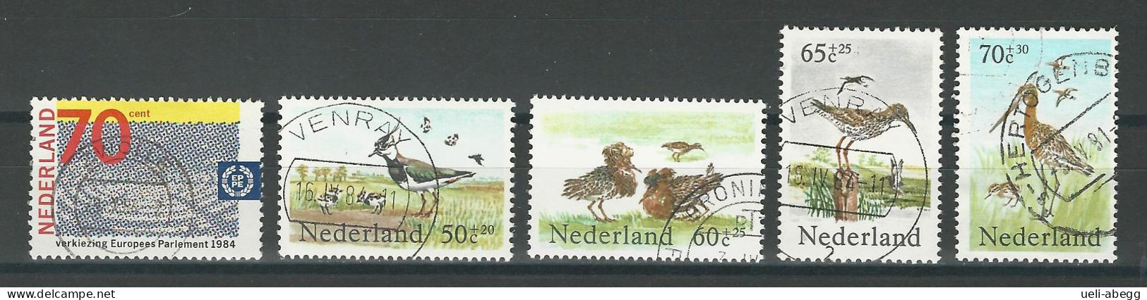 Niederlande NVPH 1300-04, Mi 1245-49A O - Oblitérés
