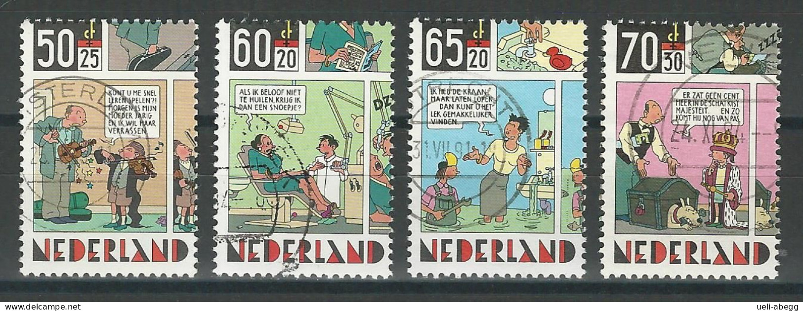 Niederlande NVPH 1316-19, Mi 1259-62 O - Gebraucht