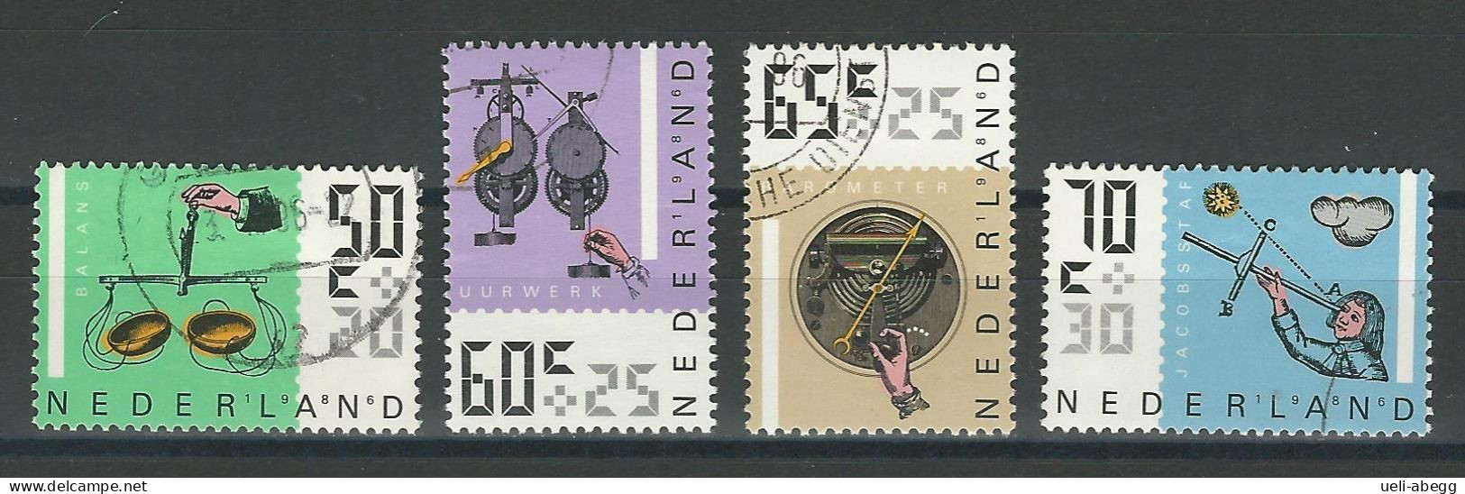 Niederlande NVPH 1348-51, Mi 1288-91A O - Used Stamps