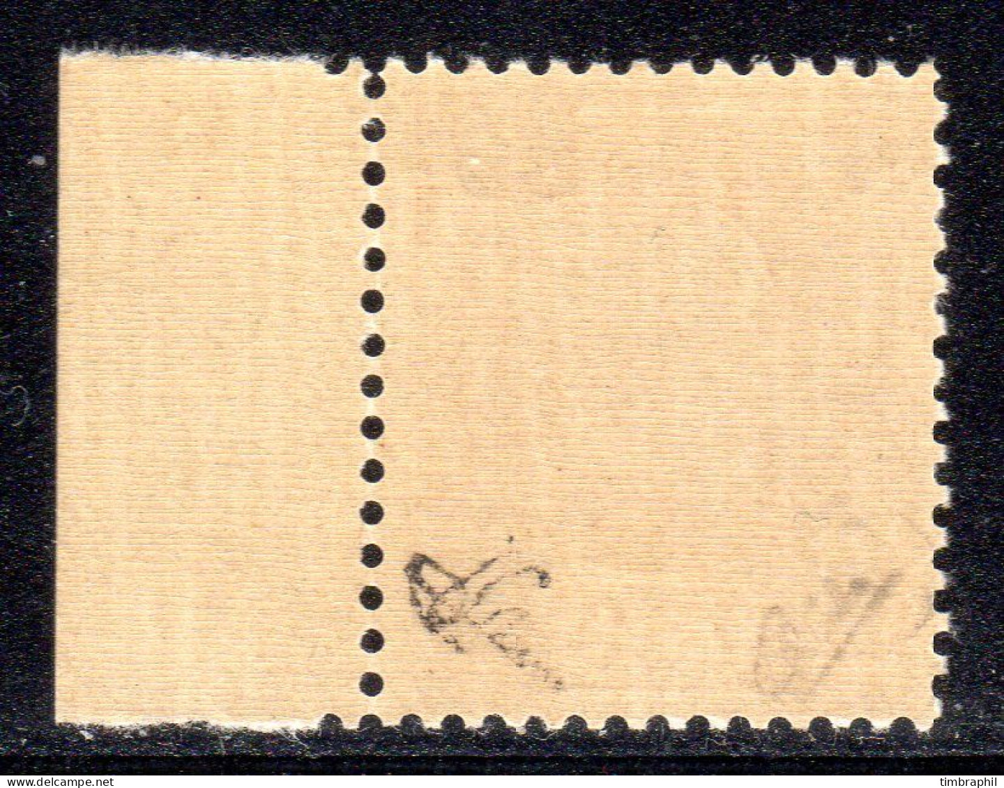 N° 552d (Pétain: Surcharge Noire) Neuf** LUXE Signé: COTE= 2400 € - 1941-42 Pétain