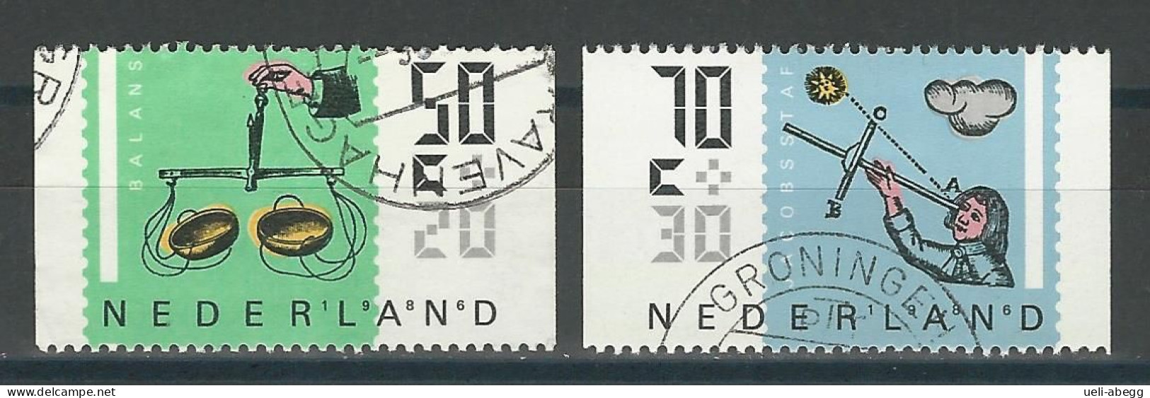 Niederlande NVPH 1352a/b, Mi 1288C, 1291C O - Used Stamps