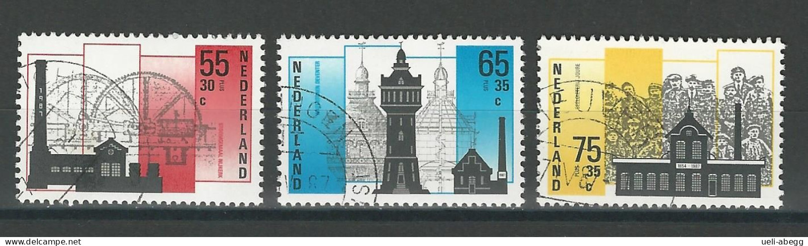 Niederlande NVPH 1372-74, Mi 1315-17A O - Gebraucht