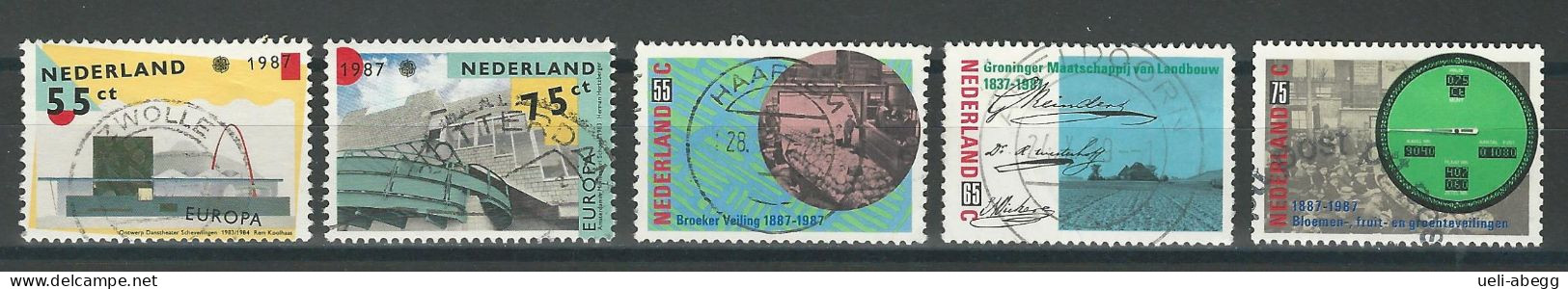Niederlande NVPH 1376-80, Mi 1318-22 O - Used Stamps