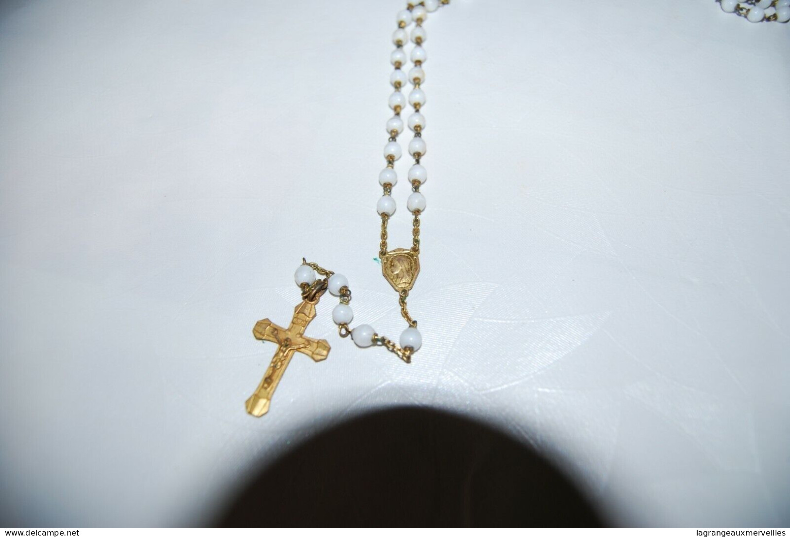 C203 Ancien Chapelet - Objet Religieux - Croix Crucifix - Arte Religioso