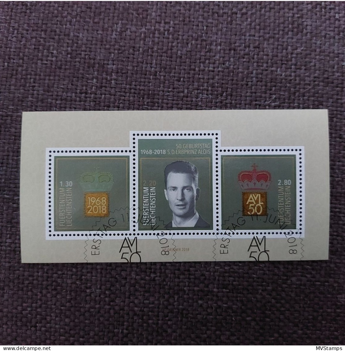 Liechtenstein 2018 Sheet Prince Alois (Michel Block 31 A) Nice Used - Gebraucht