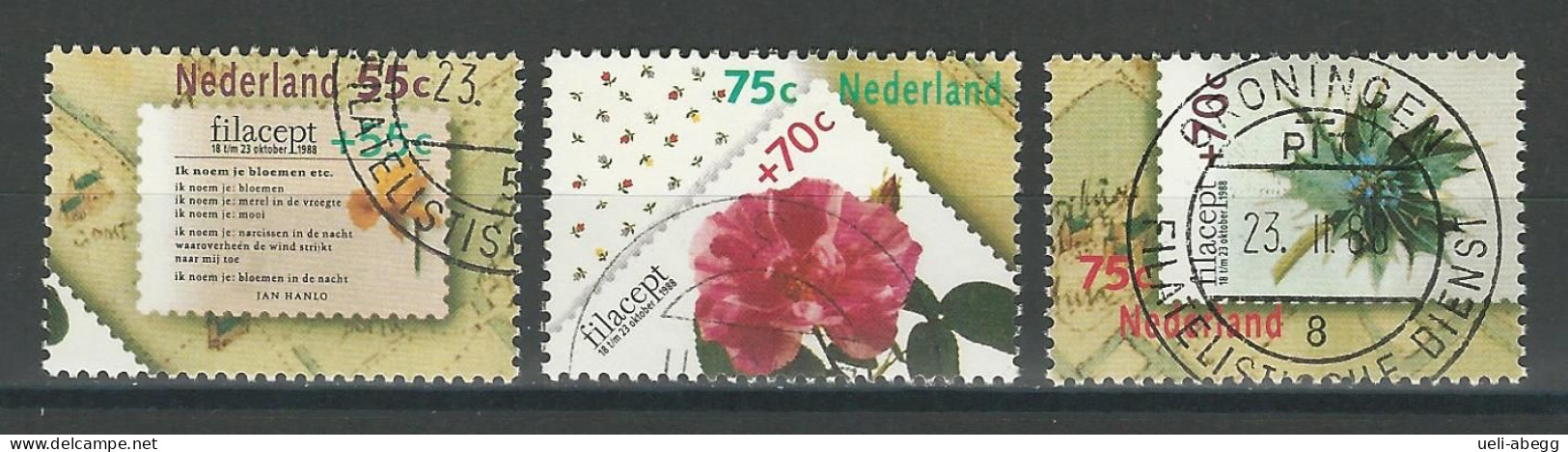 Niederlande NVPH 1396-98, Mi 1336-38 O - Usados