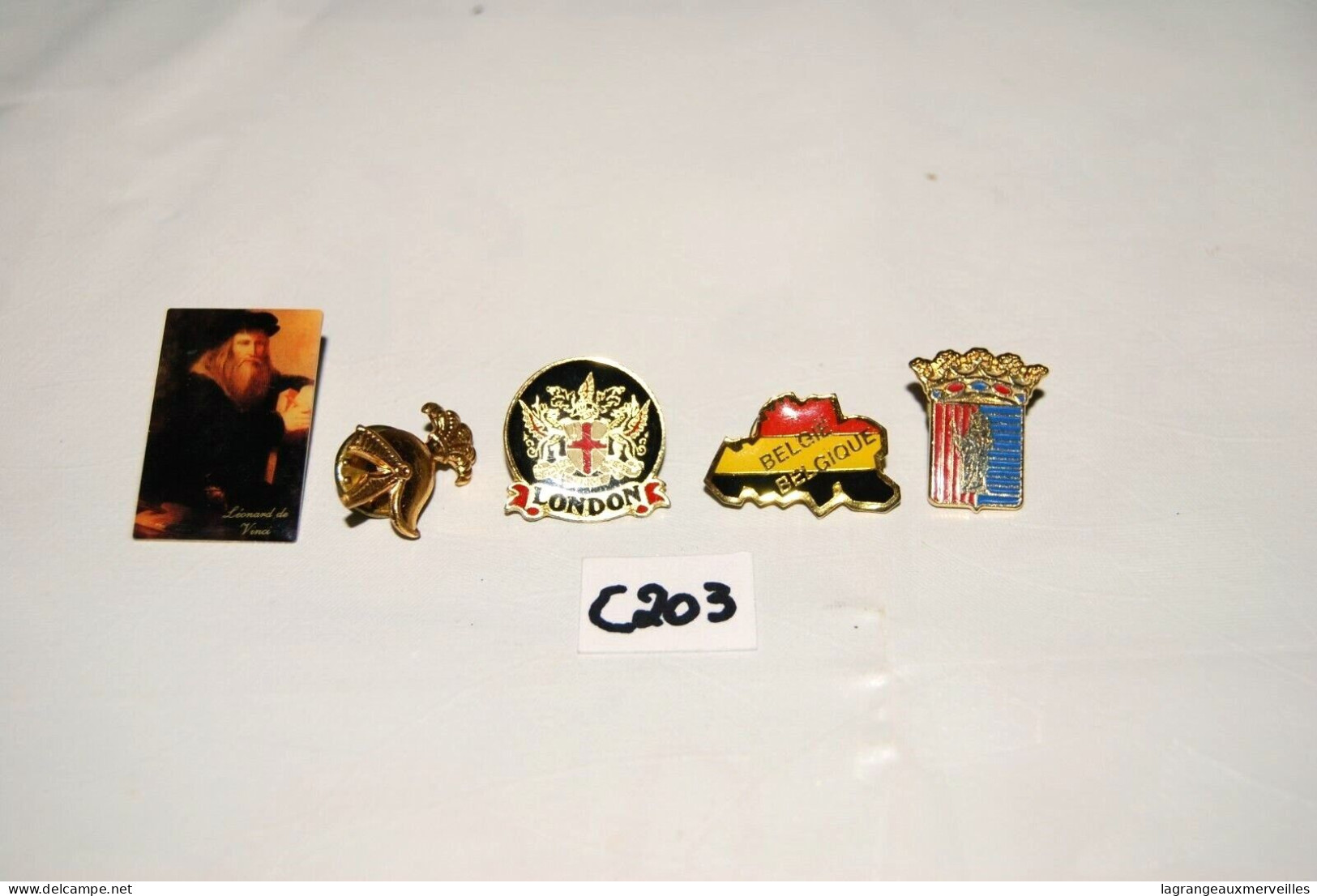 C203 5 Anciens Pins Vintage - Sin Clasificación