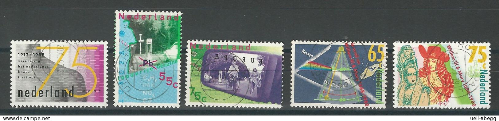 Niederlande NVPH 1403-07, Mi 1342-46 O - Used Stamps