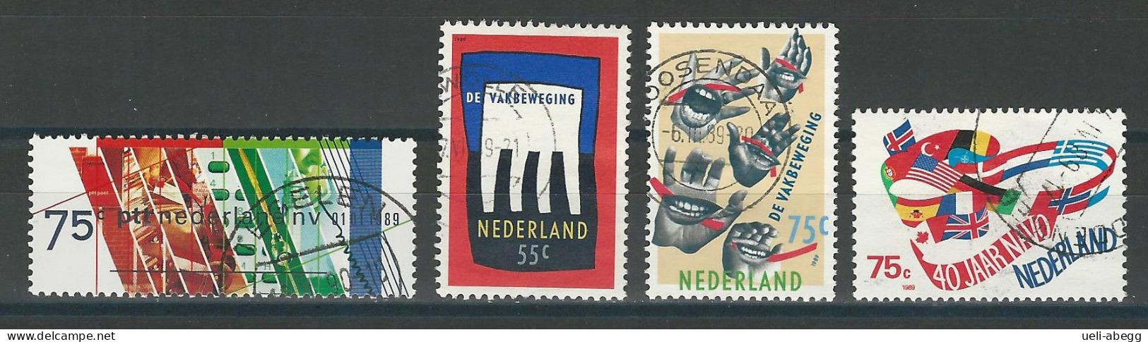 Niederlande NVPH 1420-23, Mi 1357-60 O - Oblitérés