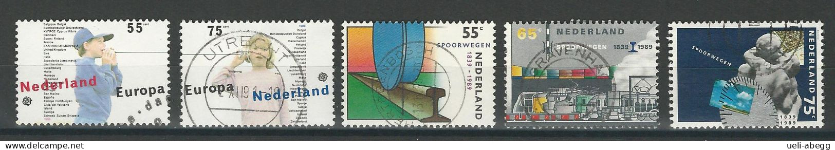 Niederlande NVPH 1428-32, Mi 1364-68 O - Usati