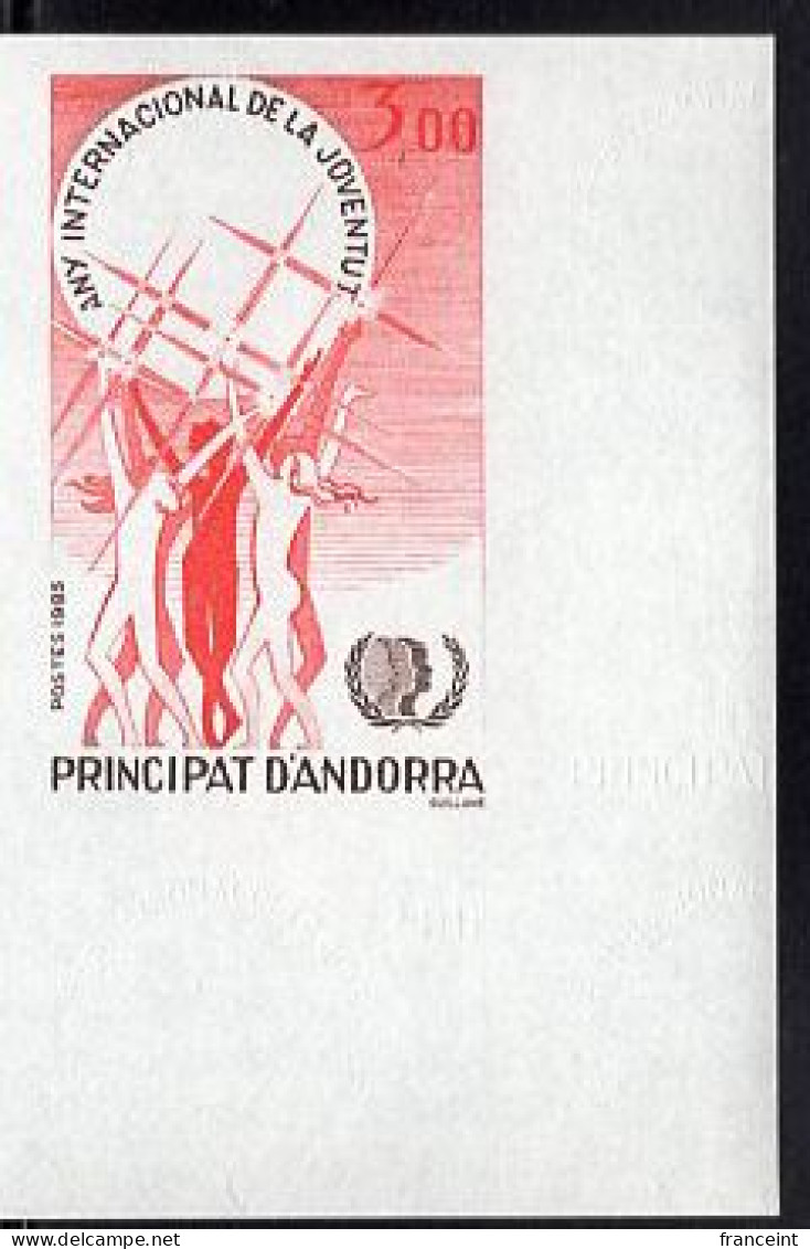 ANDORRA(1985) International Youth Year. Imperforate. Scott No 339. - Other & Unclassified