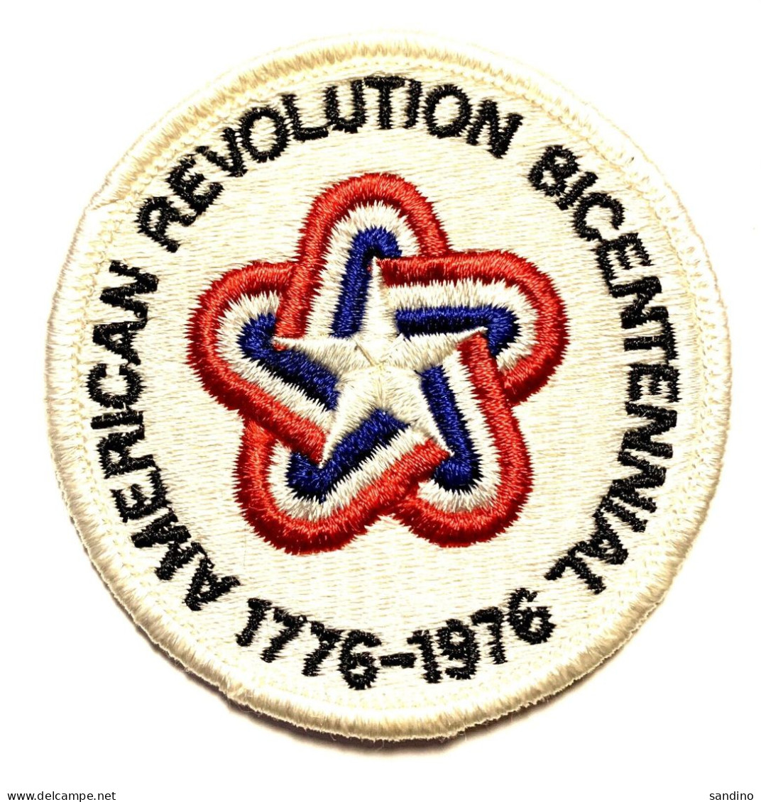 Patch écusson Brodé Bicentenaire Révolution Américaine 1776-1976 USA - Escudos En Tela