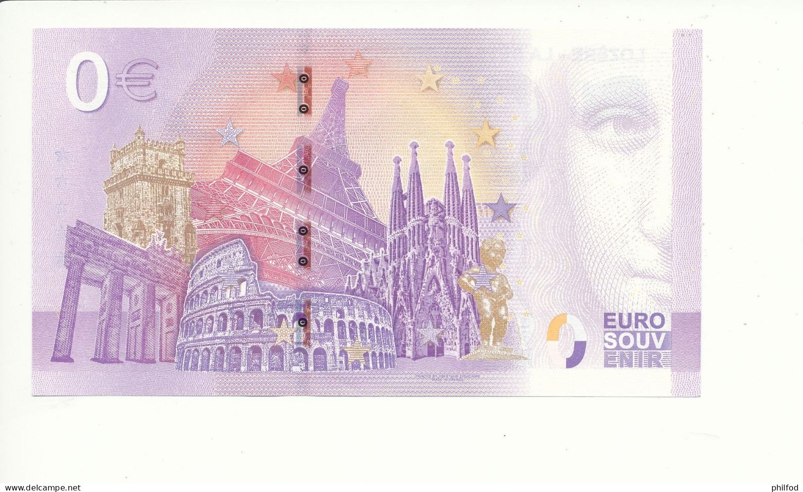 Billet Touristique  0 Euro  - LOZERE - LA BETE DU GEVAUDAN - 2022-1 -  UEXE -  N° 202 - Billet épuisé - Sonstige & Ohne Zuordnung