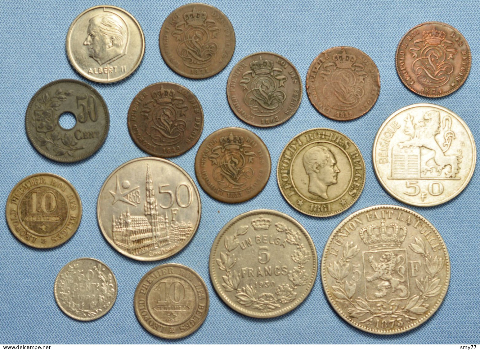 Belgique / Belgium • Lot 16x • Only Scarcer And Silver Coins •  [24-371] - Collections