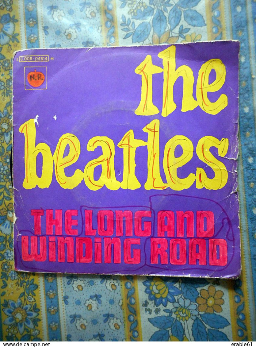 45 T THE BEATLES THE LONG AND WINDING ROAD FOR YOU BLUE - 45 G - Maxi-Single