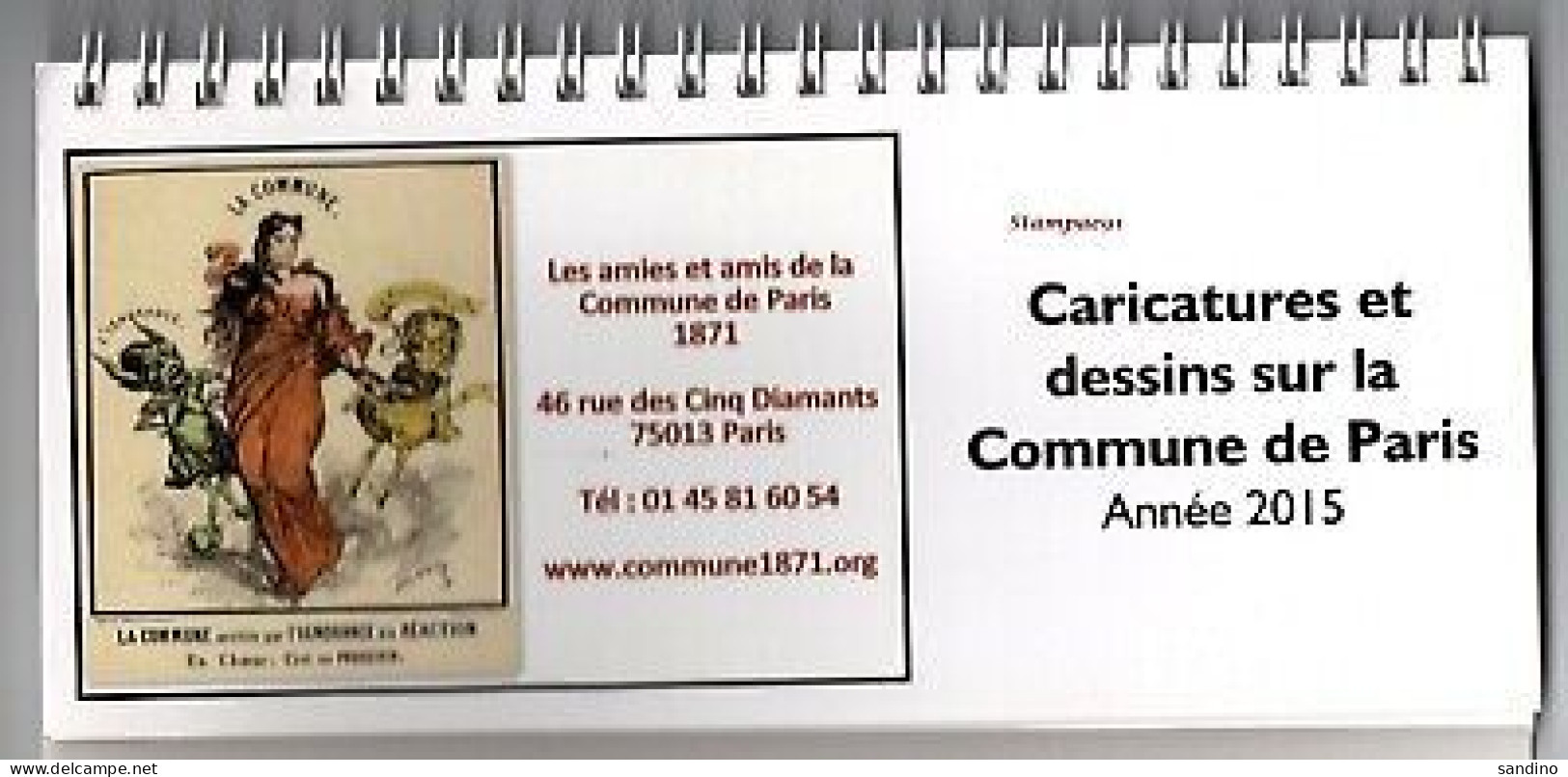 Calendrier Amis Commune De Paris 2015 - Grossformat : 2001-...