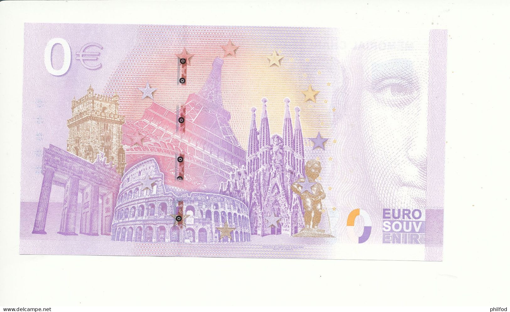 Billet Touristique 0 Euro - MÉMORIAL CHARLES DE GAULLE - UEAZ - 2023-3 - N° 2207 - Sonstige & Ohne Zuordnung