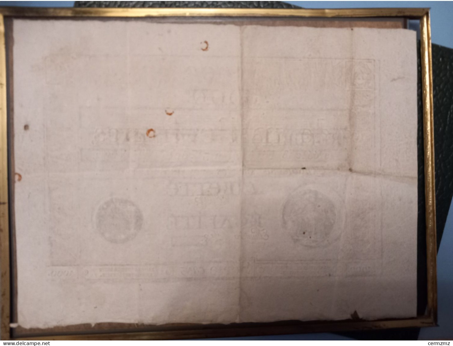 Assignat De 1000 Francs De 1795 Encadré - Assignats