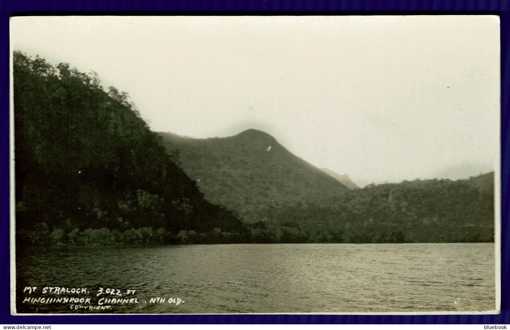 Ref 1638 - Early RP Postcard Mt Stralock - Hinchinbrook Channel - Queensland Australia - Andere & Zonder Classificatie