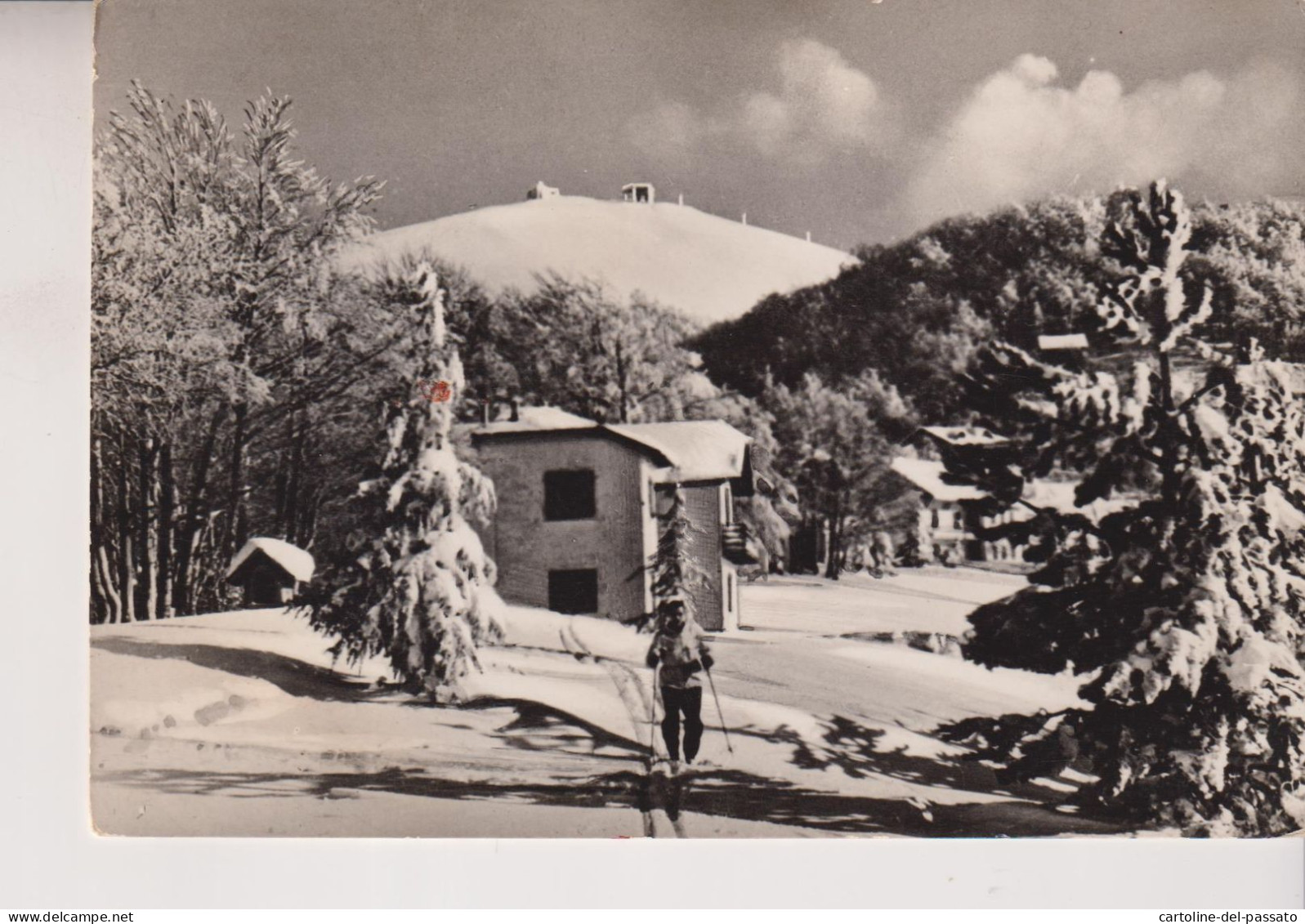 MONTE TERMINILLO   RIETI  SCIATORI CAMPI SCI   VG  1955 - Rieti