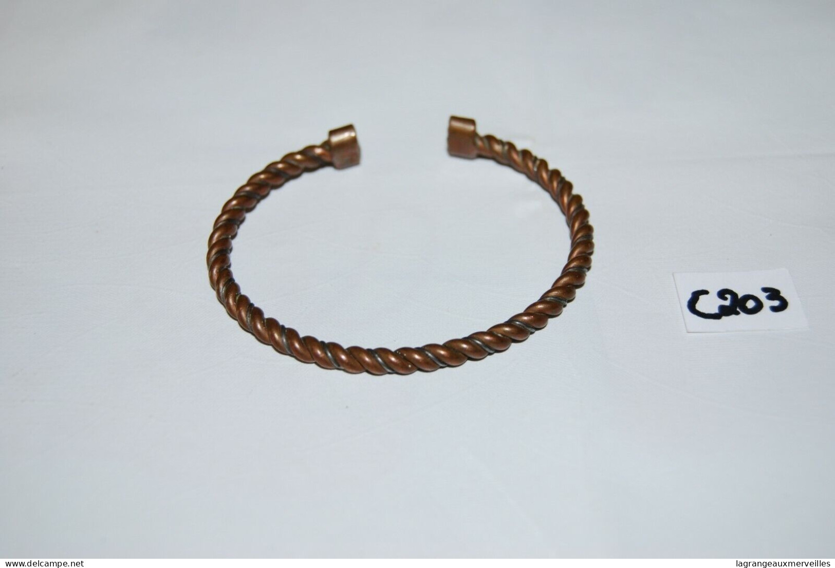 C203 Ancien Bracelet De Style Africain - Pulseras