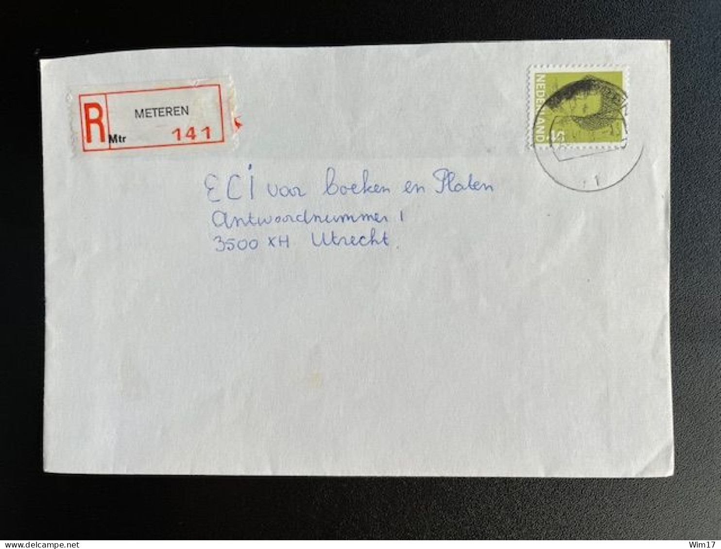 NETHERLANDS 1988? REGISTERED LETTER METEREN TO UTRECHT 28-06-1988? NEDERLAND AANGETEKEND - Briefe U. Dokumente