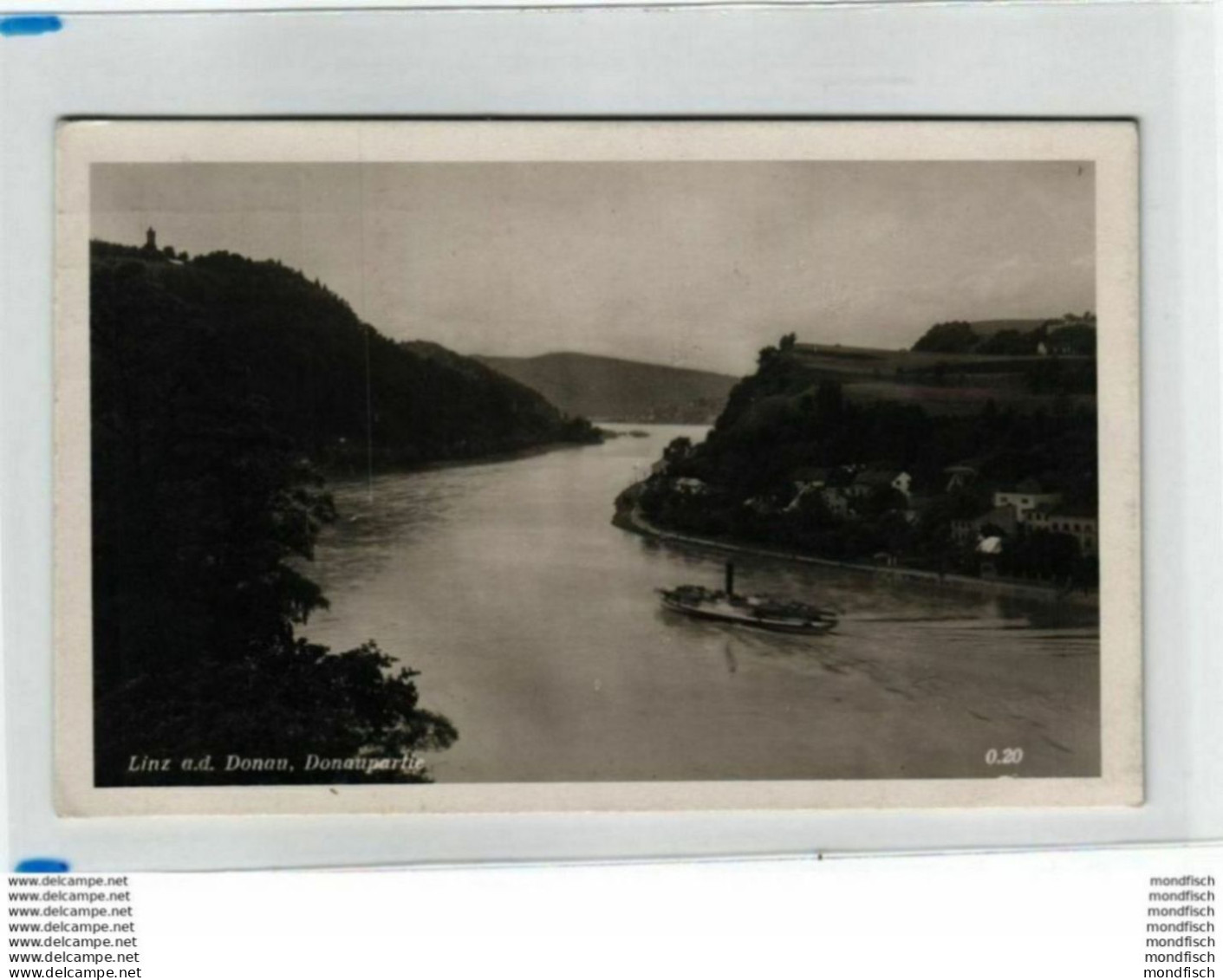 Linz An Der Donau - Donaupartie Mit Dampfschiff 1933 - Linz