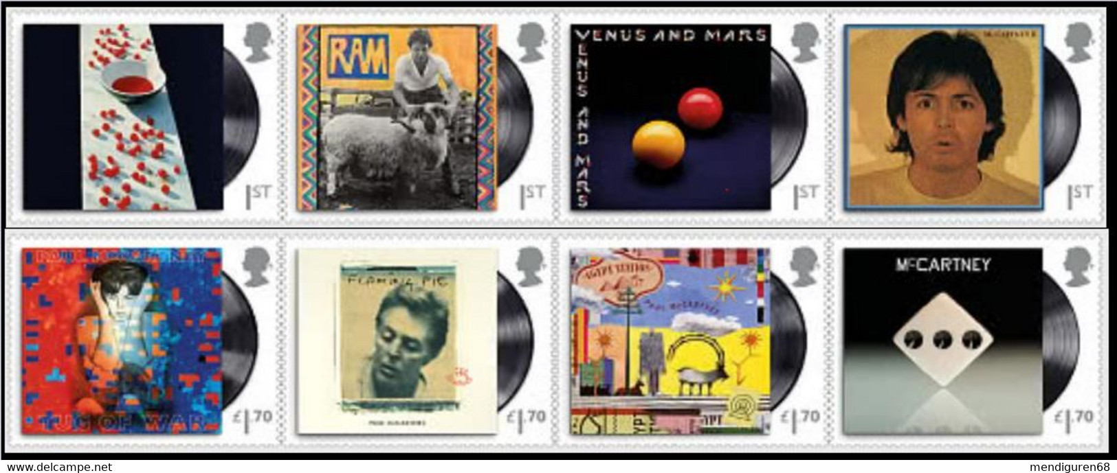GROSSBRITANNIEN GRANDE BRETAGNE GB 2021 MUSIC GIANTS V PAUL MCCARTNEY SET 8V MNH SG 4517-24 MI 4767-74 YT 5181-88 SC 410 - Unused Stamps