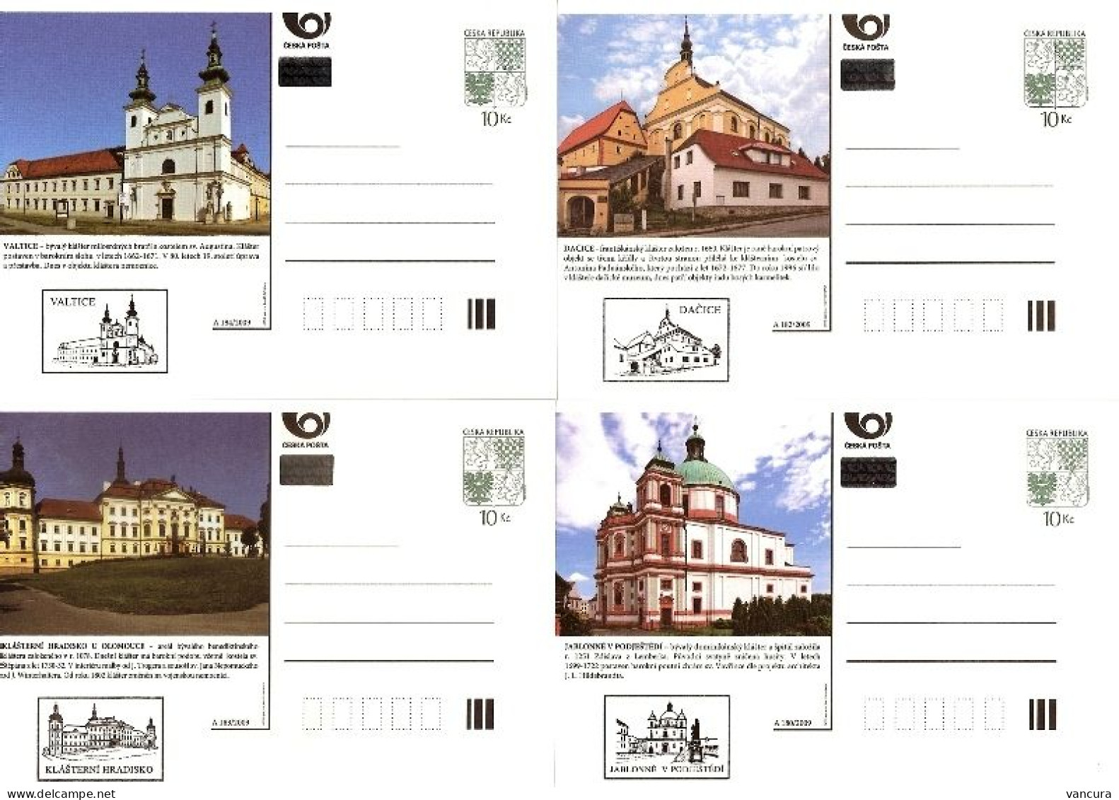 CDV 123 B Czech Republic Architecture 2009 - Iglesias Y Catedrales