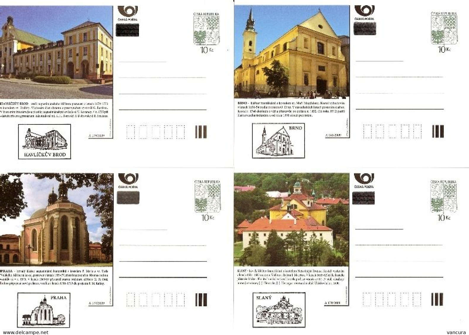 CDV 123 B Czech Republic Architecture 2009 - Iglesias Y Catedrales