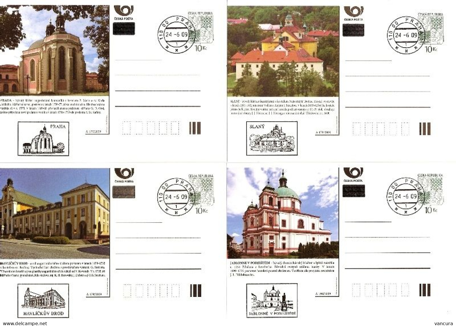 CDV 123 B Czech Republic Architecture 2009 - Iglesias Y Catedrales