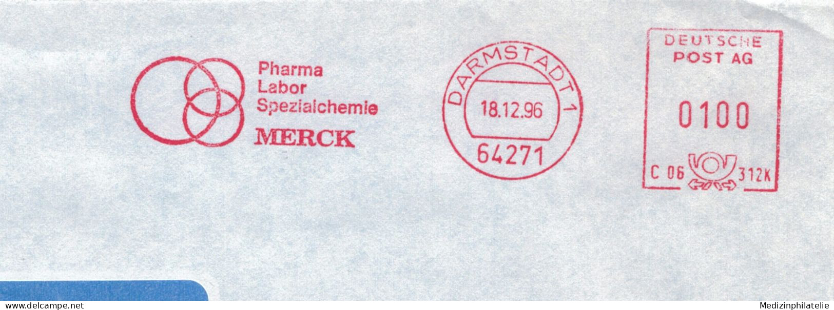 64271 Darmstadt - Merck Pharma Labor Spezialchemie 1996 - Farmacia