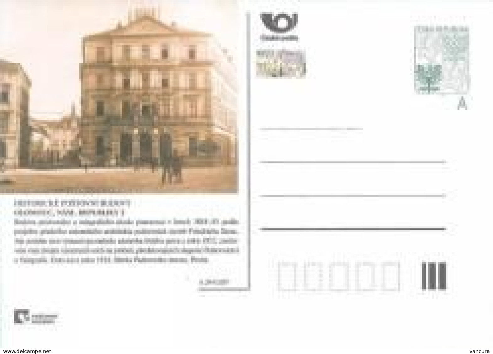 CDV 176 A Czech Republic Architecture 2017 Old Post Office Buildings - Post