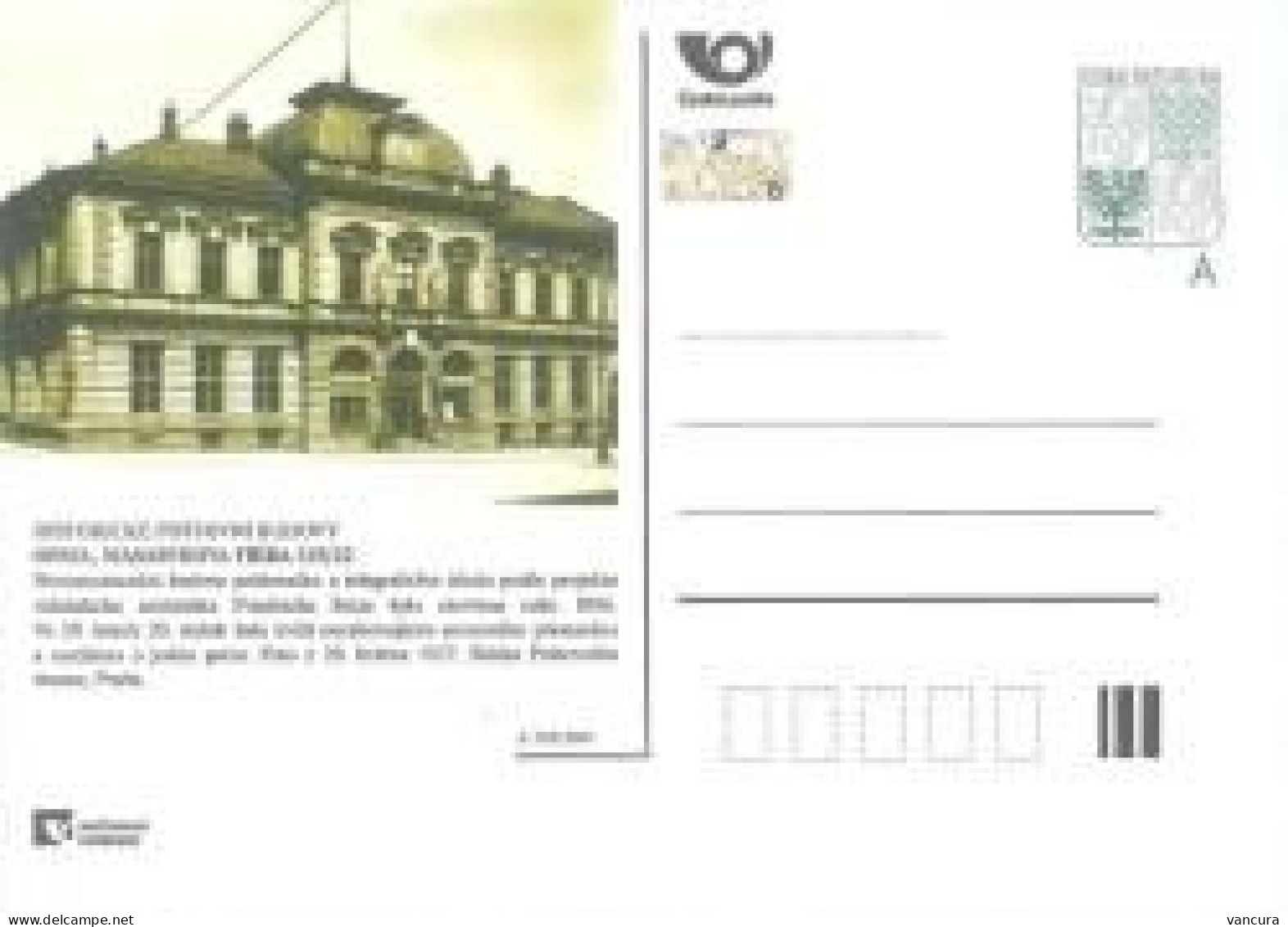 CDV 176 A Czech Republic Architecture 2017 Old Post Office Buildings - Poste