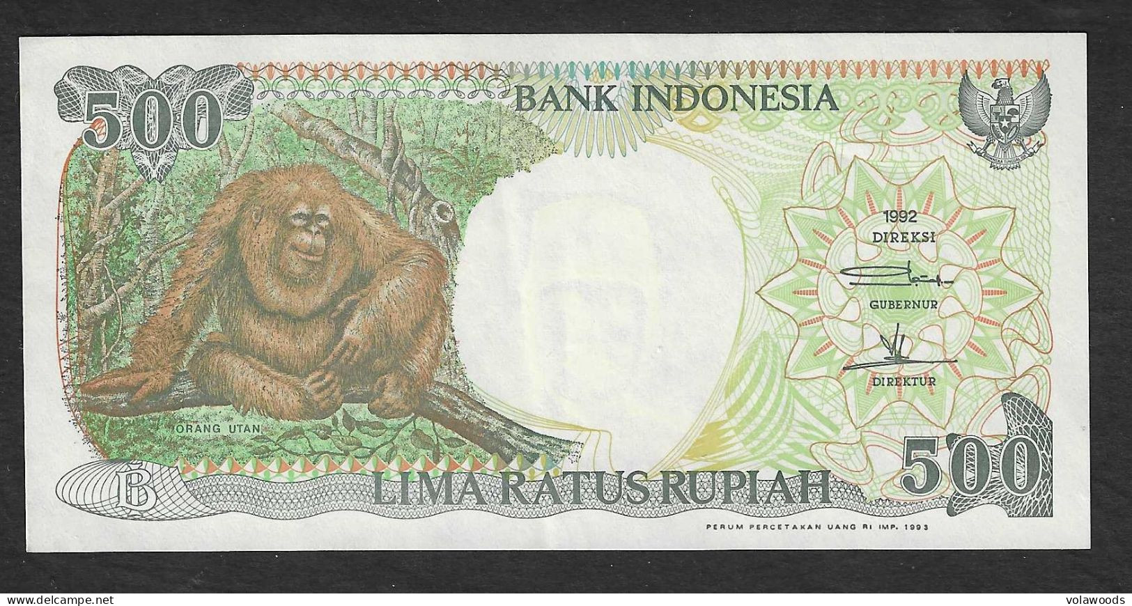 Indonesia - Banconota Non Circolata FdS UNC Da 500 Rupie P-128b - 1993 #19 - Indonesië