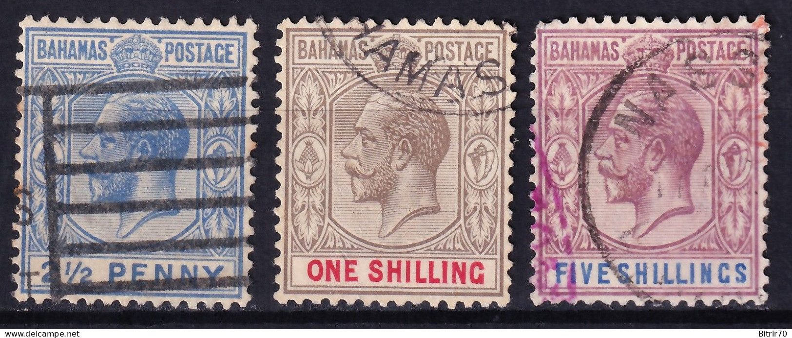 Bahamas, 1912-19  Y&T. 46, 49, 50, - 1859-1963 Colonia Britannica