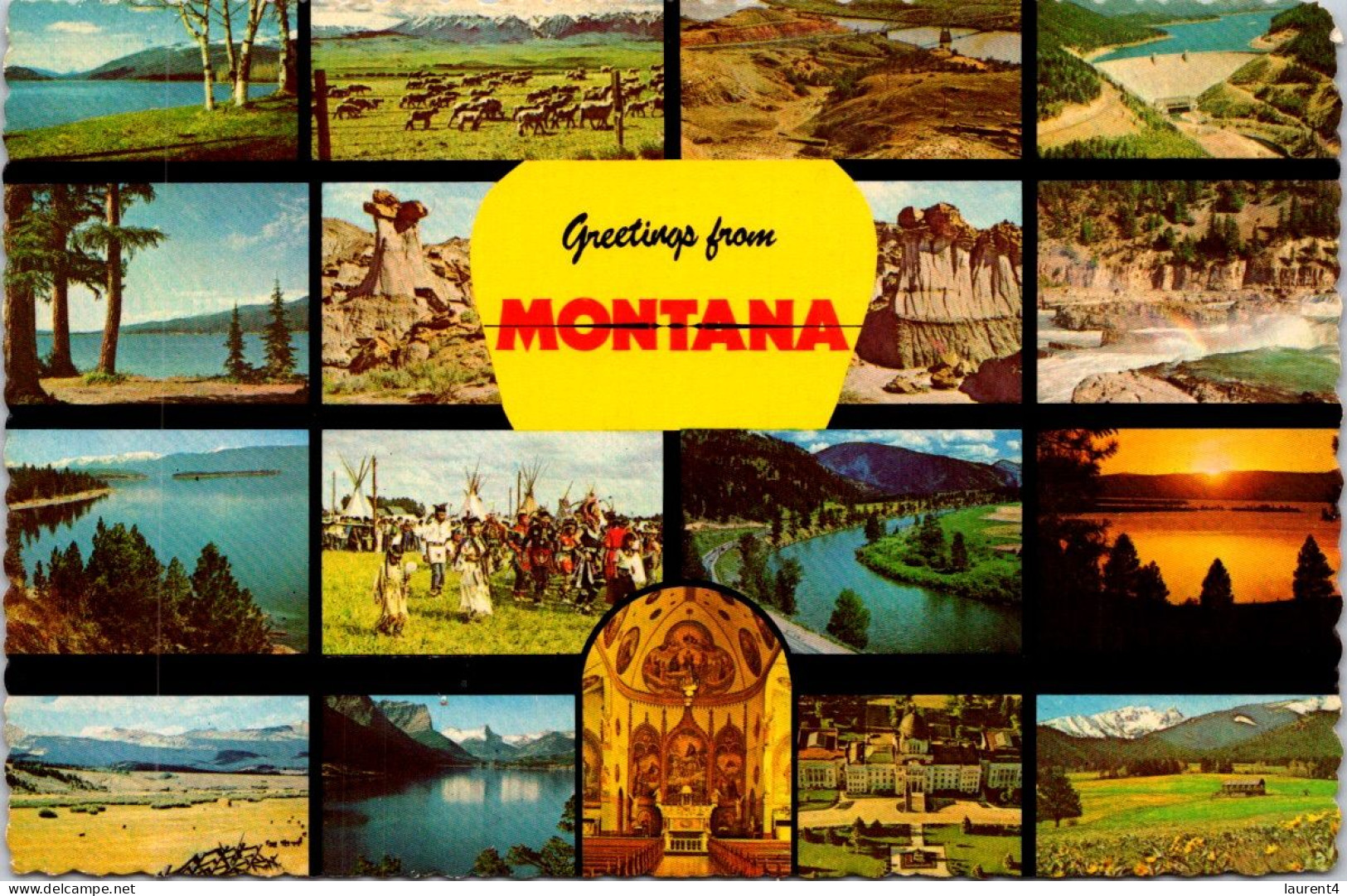 20-3-2024 (3 Y 33) USA - Montana Greetings - Otros & Sin Clasificación