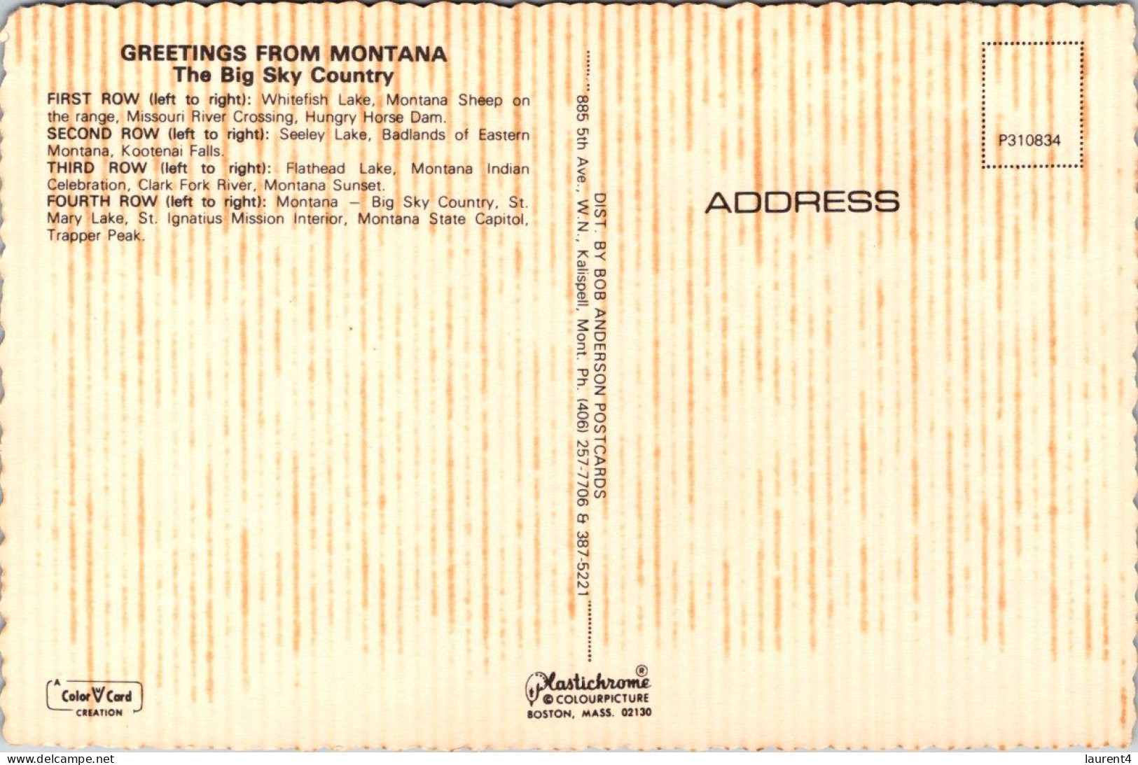 20-3-2024 (3 Y 33) USA - Montana Greetings - Otros & Sin Clasificación