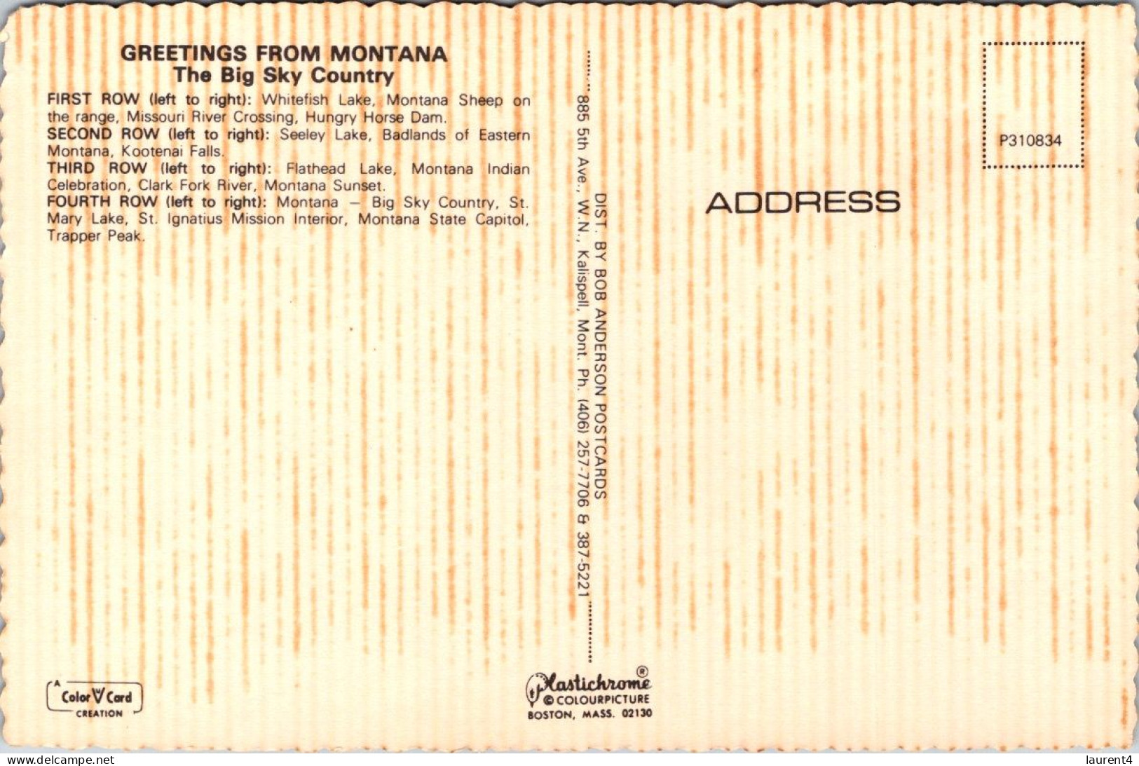 20-3-2024 (3 Y 33) USA - Montana Greetings - Sonstige & Ohne Zuordnung