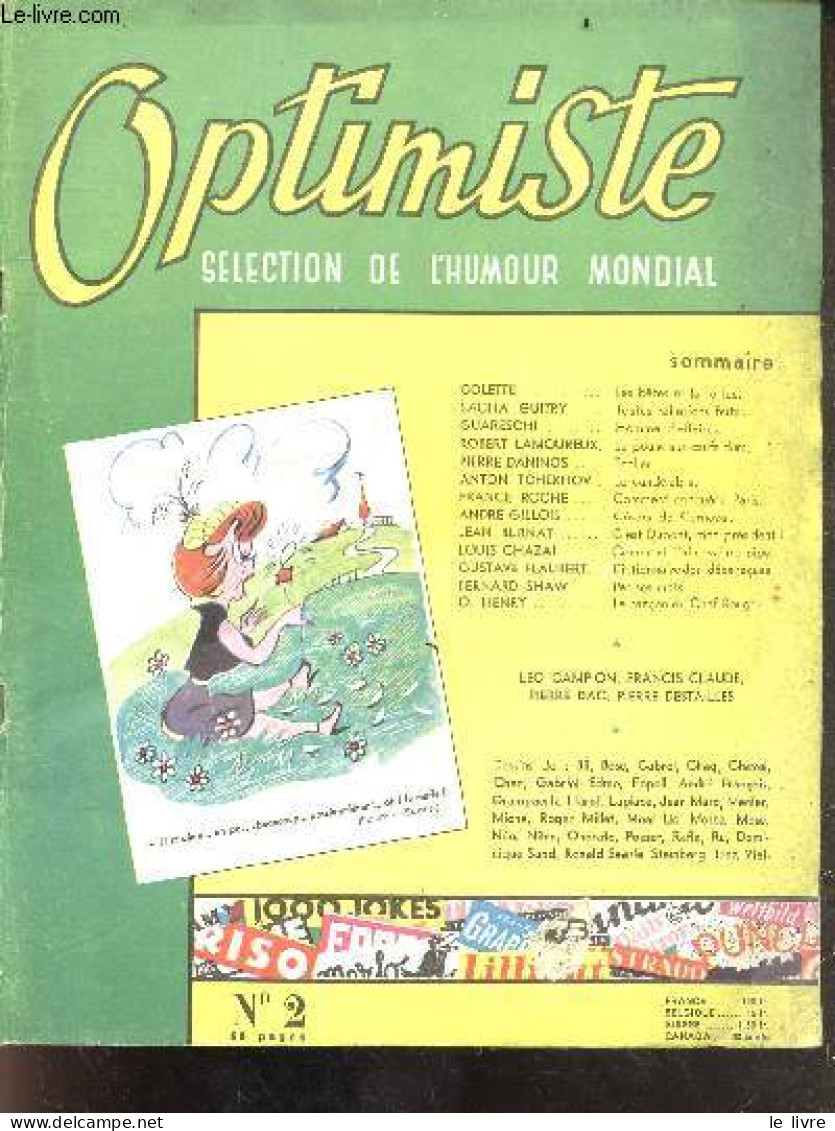 Optimiste Selection De L'humour Mondial N°2 - Les Betes Et La Tortue, Homme D'affaires, La Poule Aux Oeufs Durs, Ecolier - Humor