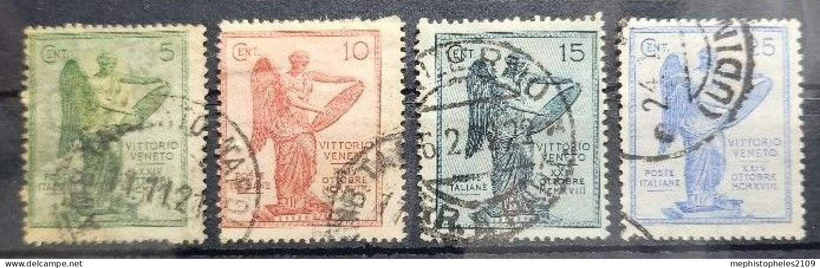 ITALY / ITALIA 1921 - Canceled - Sc# 136-139 - Oblitérés